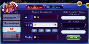 Các bước rút tiền rikvip đơn giản, dễ hiểu
